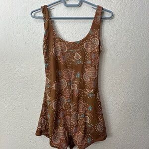 Rhythm one piece tank swimsuit / surf romper